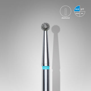 Staleks Diamond Frees Bit Ball Blue 2.5mm (Manicure Pedicure) By Fay
