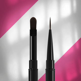 Staleks Dubbelzijdig Liner & Gel Penseel 10 & 11 mm NBE-03/06 – Voor Builder Gel, BIAB™️ & Nail Art By Fay