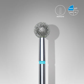 Staleks Diamond Frees Bit Ball Blue 5.0mm (Manicure Pedicure) By Fay