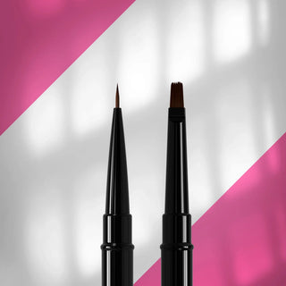 Staleks Dubbelzijdig Liner & Gel Penseel 7 & 7 mm NBE-01/04 – Voor Builder Gel, Hard Gel & French Nails By Fay