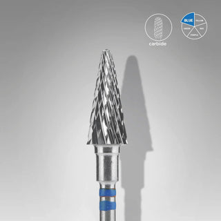 Staleks Carbide Nagel Freesbit Pointy Cone Blue 6.0mm (FT73B060/14) By Fay