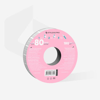 Staleks Pro Expert Nail File Refill Roll Bobbinail White (ATS-180W) By Fay