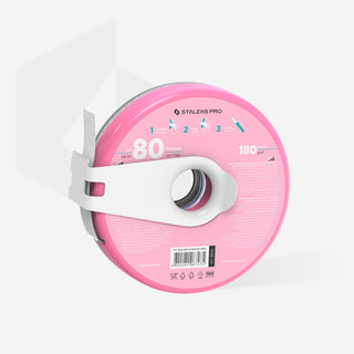 Staleks Pro Expert Nail File Refill Roll Abrasive Tape + case (AT-180W) By Fay