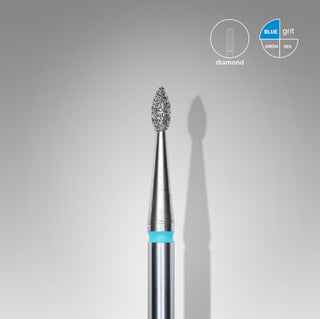 Staleks Diamond Frees Bit Drop Blue 1.6mm (Manicure Pedicure) By Fay