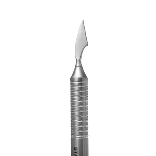 Staleks Hollow Slanted Cuticle Pusher & Cleaner Expert 100 Type 1 (PE-100/1) By Fay